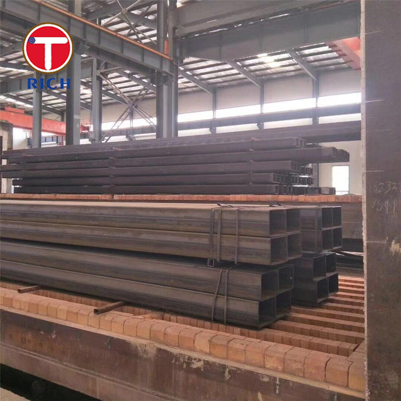 ASTM A500 등급 A 가연 용접 철강 파이프 용접 검은 정사공 파이프 건설용