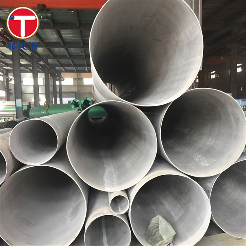 ASTM A813 TP201 용접된 철강 파이프 일반 용용 단일 또는 이중 용접된 아우스테니틱 스테인레스 스틸 파이프
