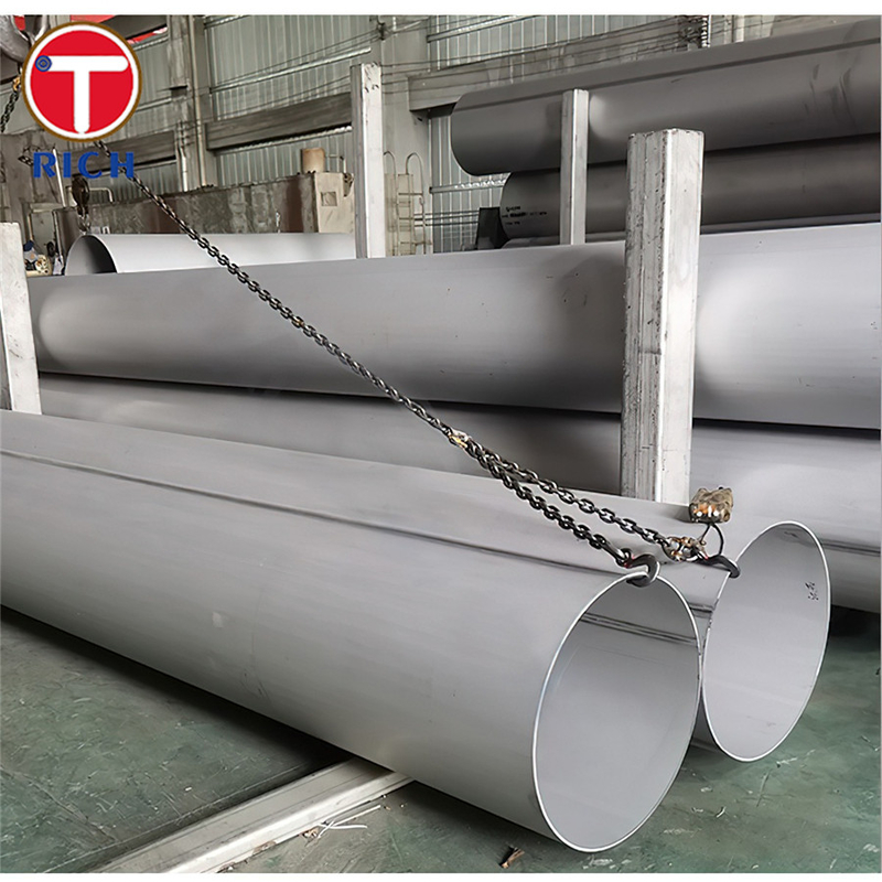 ASTM A778 TP304L 스테인리스 스틸 튜빙 용접 된 안아일러스 오스텐이트 스테인리스 스틸 튜버 의료용