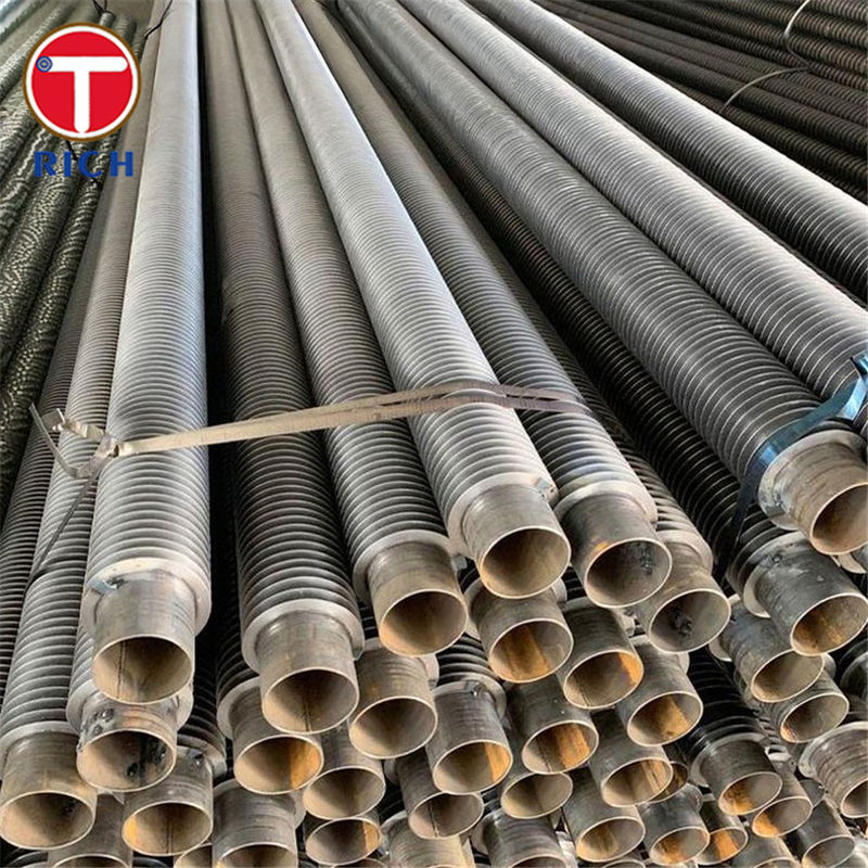 겹쳐진 L형 핀 튜브 탄소 LL형 핀 튜브