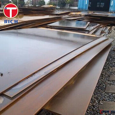 ASTM A131 등급 AH32 열 열로 굴착 된 철판 선박 건설용 Charpy V-notch 충격 강도와 함께 높은 강도 315 MPa 출력