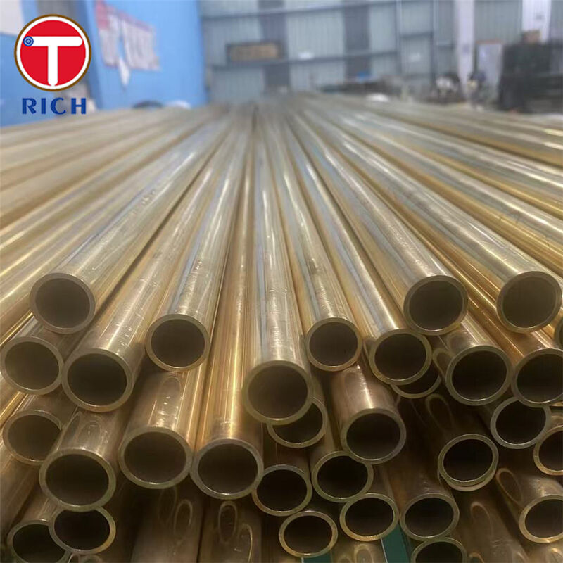 BFe10-1-1 효율적인 열 전달을 위해 부식 저항과 바닷물 내구성을 갖춘 무선 구리 니켈 콘덴서 튜브