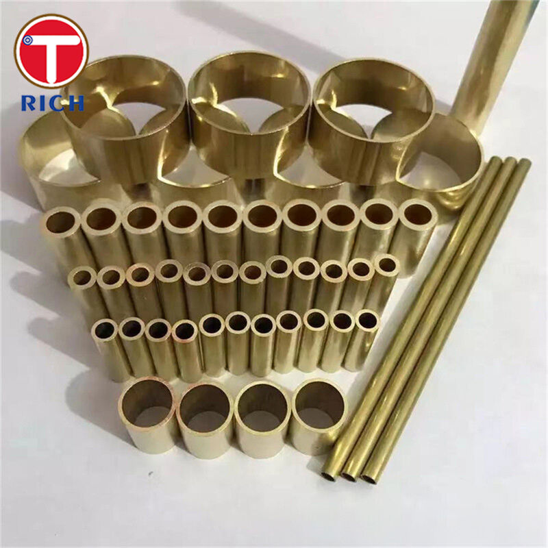 BFe10-1-1 효율적인 열 전달을 위해 부식 저항과 바닷물 내구성을 갖춘 무선 구리 니켈 콘덴서 튜브