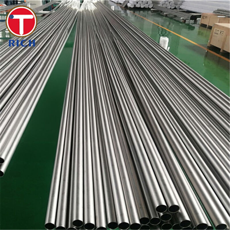 냉간 압연 ASTM B862 등급 2 티타늄 열 교환기 튜브 - 심리스 부식 방지 UNS R50400