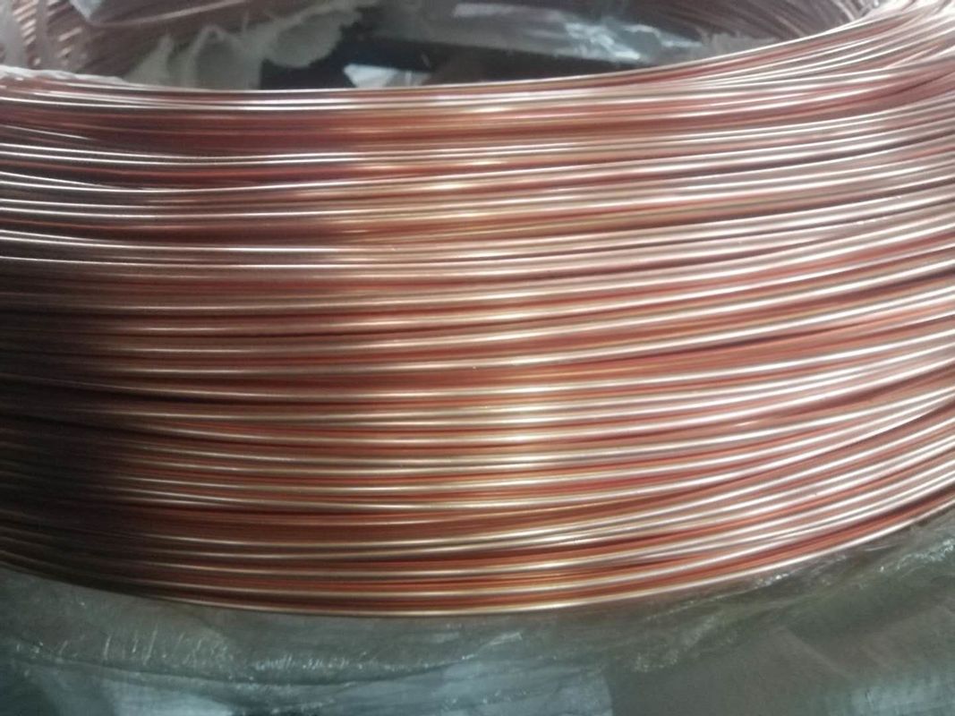 증발기를 위한 중벽 용접된 번디 강관류를 도금처리하는 ASTM A254 아연