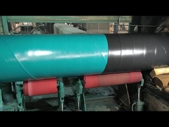 ERW 3PE FBE 에포시 플라스틱으로 코팅 된 나선 철강 파이프