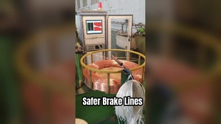 브레이크 라인 튜브 SAE J527 구리 도금 강철