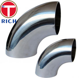 좋은 가격 90도 LR는 ASME B16.9 316L 304L 이음새가 없는 스테인리스를 기계로 가공하는 관을 팔꿈치로 밉니다 온라인으로