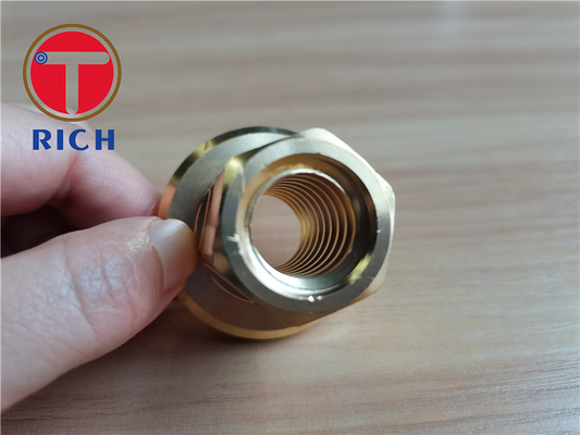 좋은 가격 황동 C1100 구리 청동 Cnc 선반 도는 부품 M12 M10 스레딩 온라인으로
